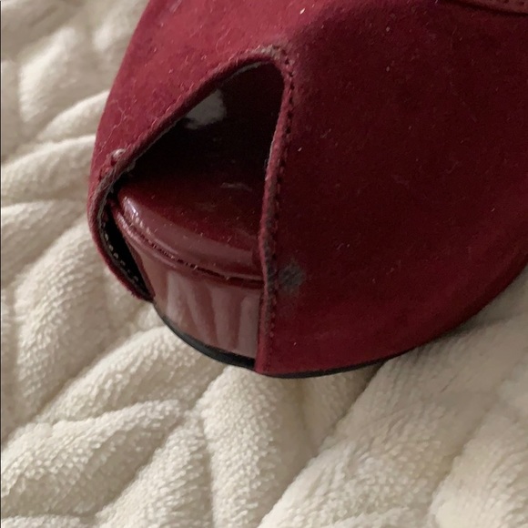 JustFab Maroon Sexy Heels - Picture 6 of 6